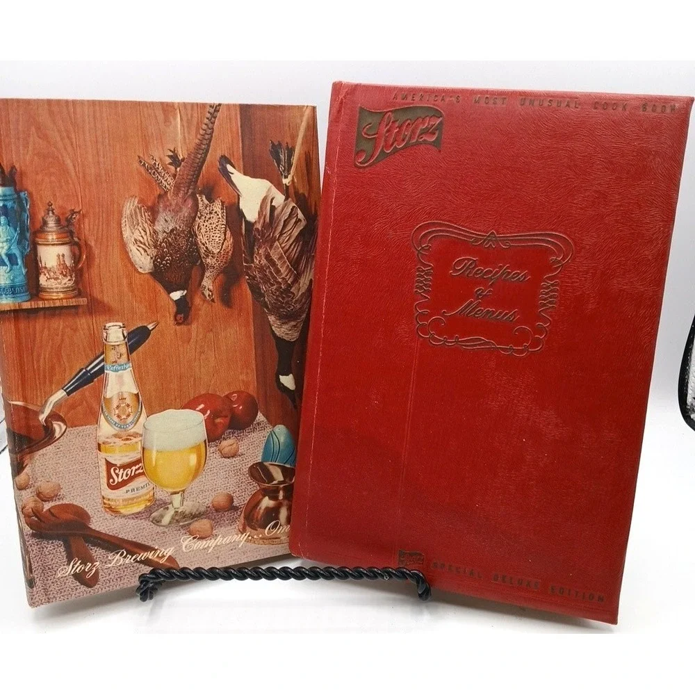 The New Storz Cook Book Special Deluxe Ed. Storz Brewing Co‎ 1952 &56 lot of 2
